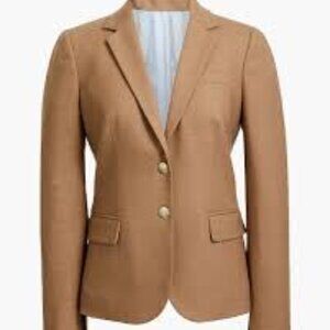 J.Crew Factory Classic Schoolboy Blazer - Camel Sz 8